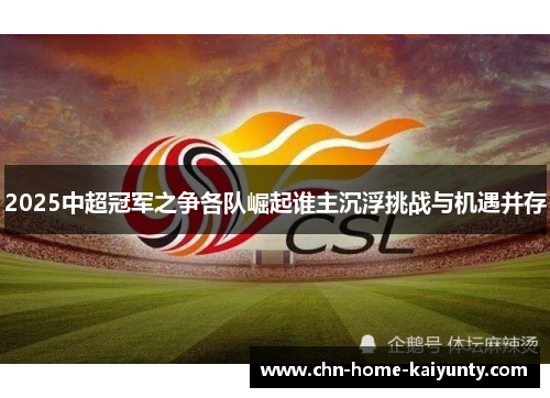 2025中超冠军之争各队崛起谁主沉浮挑战与机遇并存