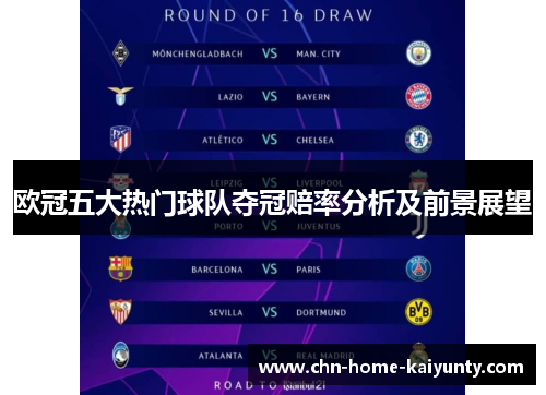 欧冠五大热门球队夺冠赔率分析及前景展望